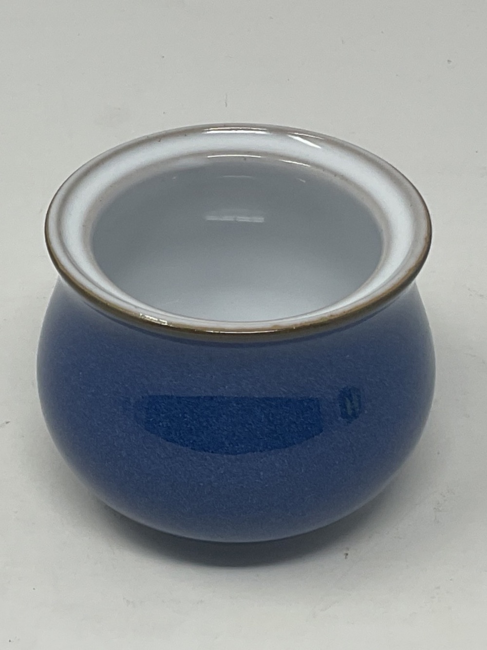 Denby Imperial Blue (retired) Stoneware Sugar Bowl (no lid)